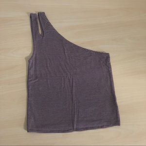 AE One Shoulder Crop Top